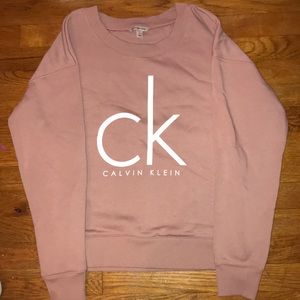 CALVIN KLEIN MAUVE SWEATSHIRT